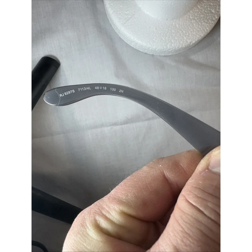 Ray Ban Junior Sunglasses Wayfarer Nomad RJ9287S 71134L Transparent Grey‎ 48mm